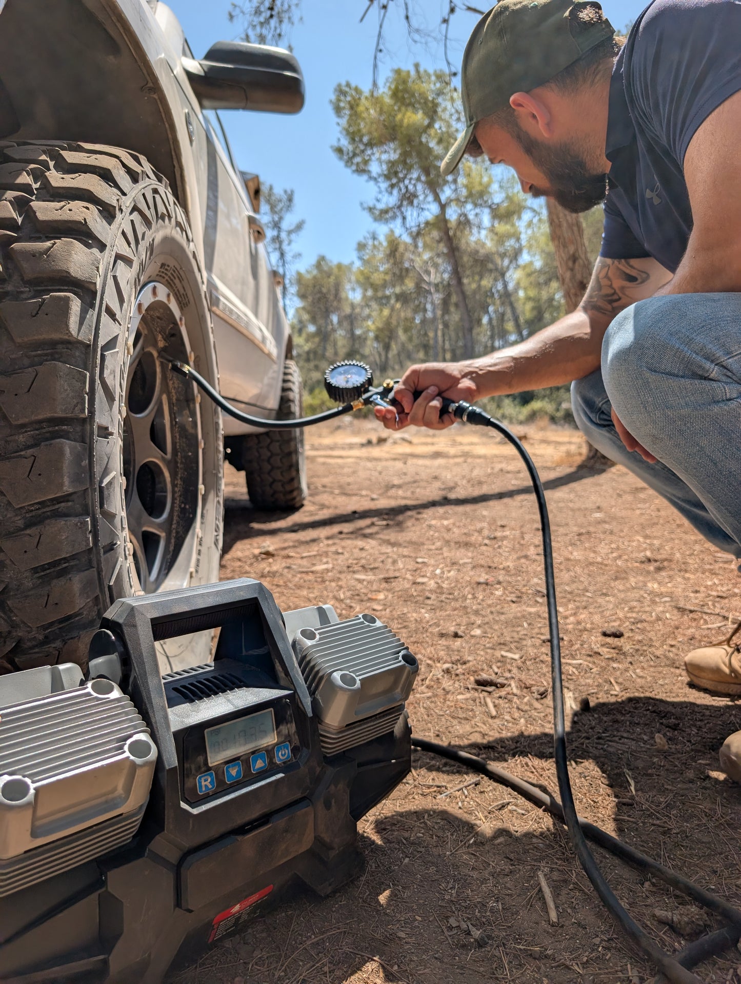 Varkron Heavy-Duty Portable Air Compressor
